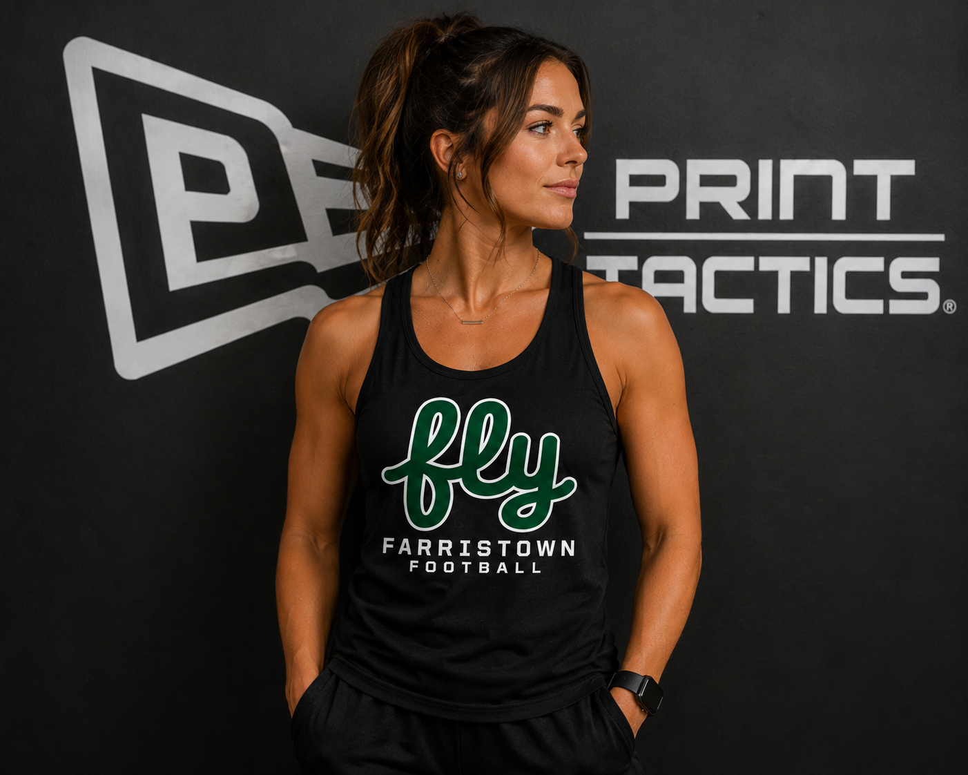 Fly Farristown Football Women's Performance Tank