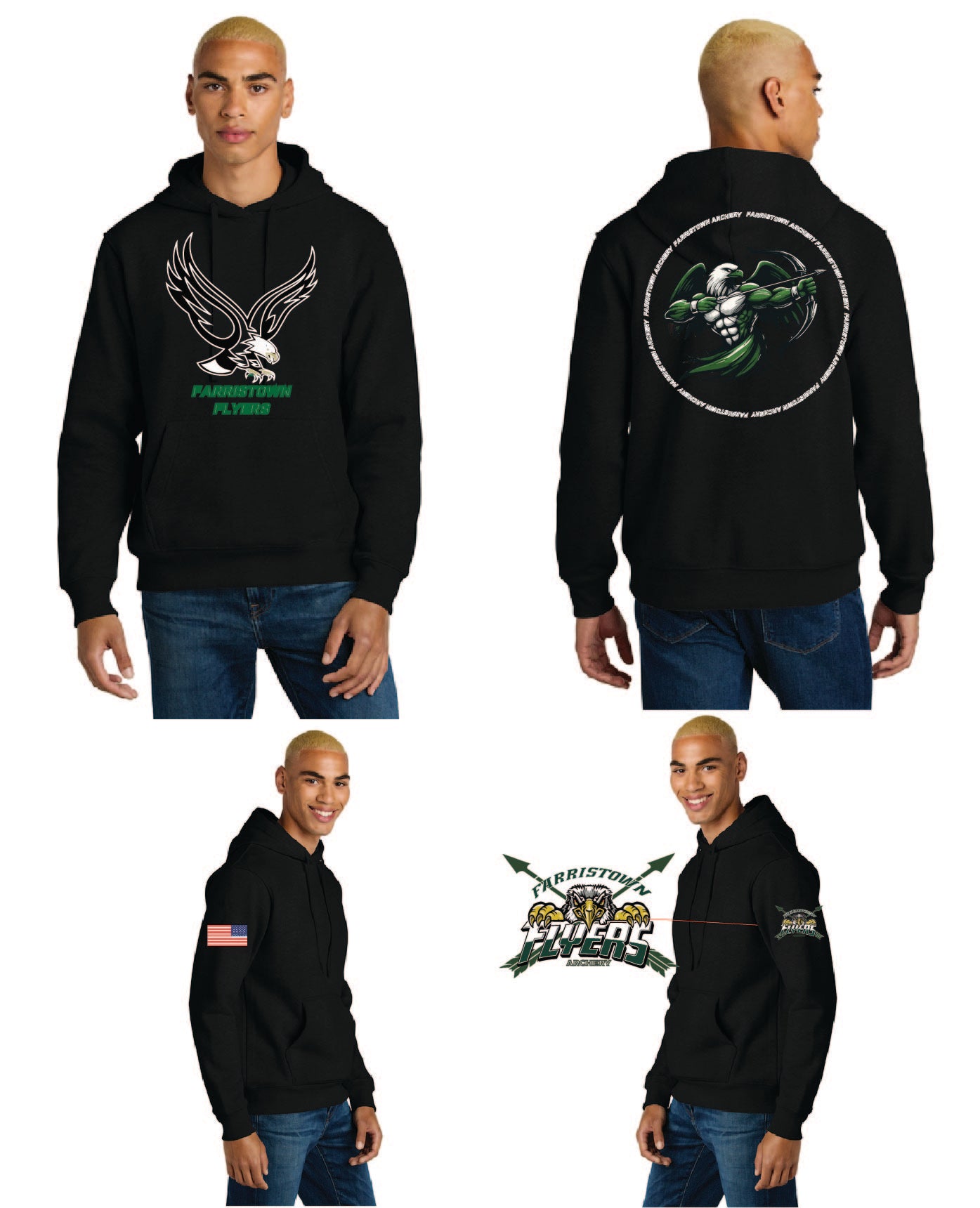 Farristown Archery District® V.I.T.™ Super Heavyweight Fleece Hoodie