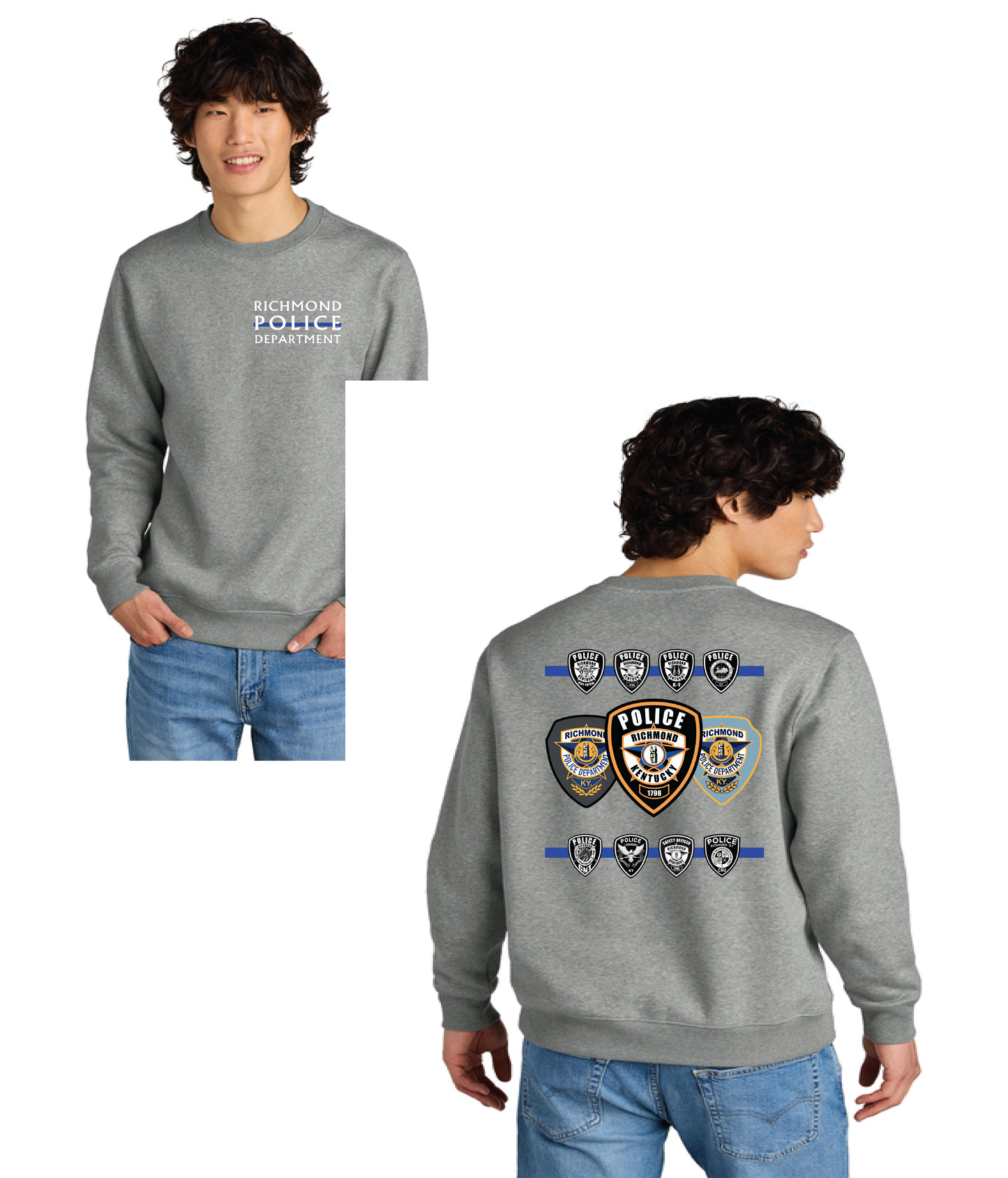 RPD Badge District® Perfect Weight® Fleece Crew