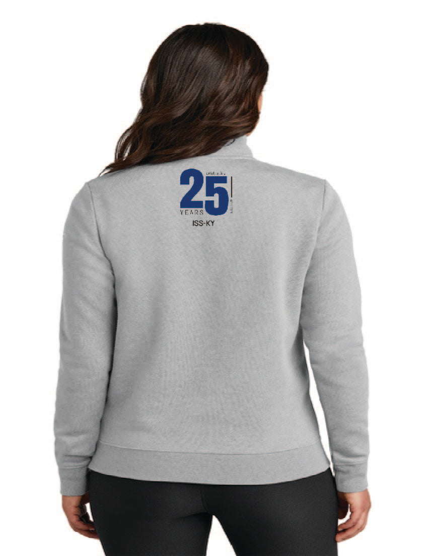 Nike Women's Club Fleece Sleeve Swoosh 1/2-Zip