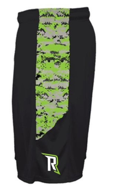 Badger Sport Digital Camo Panel Performance Shorts