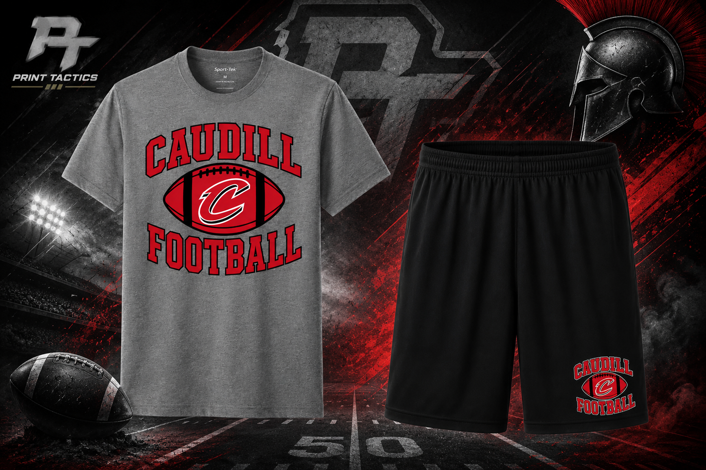 2026 Caudill Middle School Football Spartans Official Player Pack