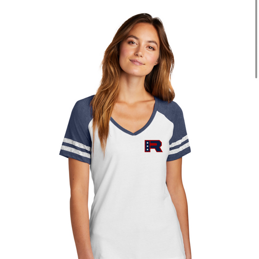 District ® Women’s Game V-Neck Tee