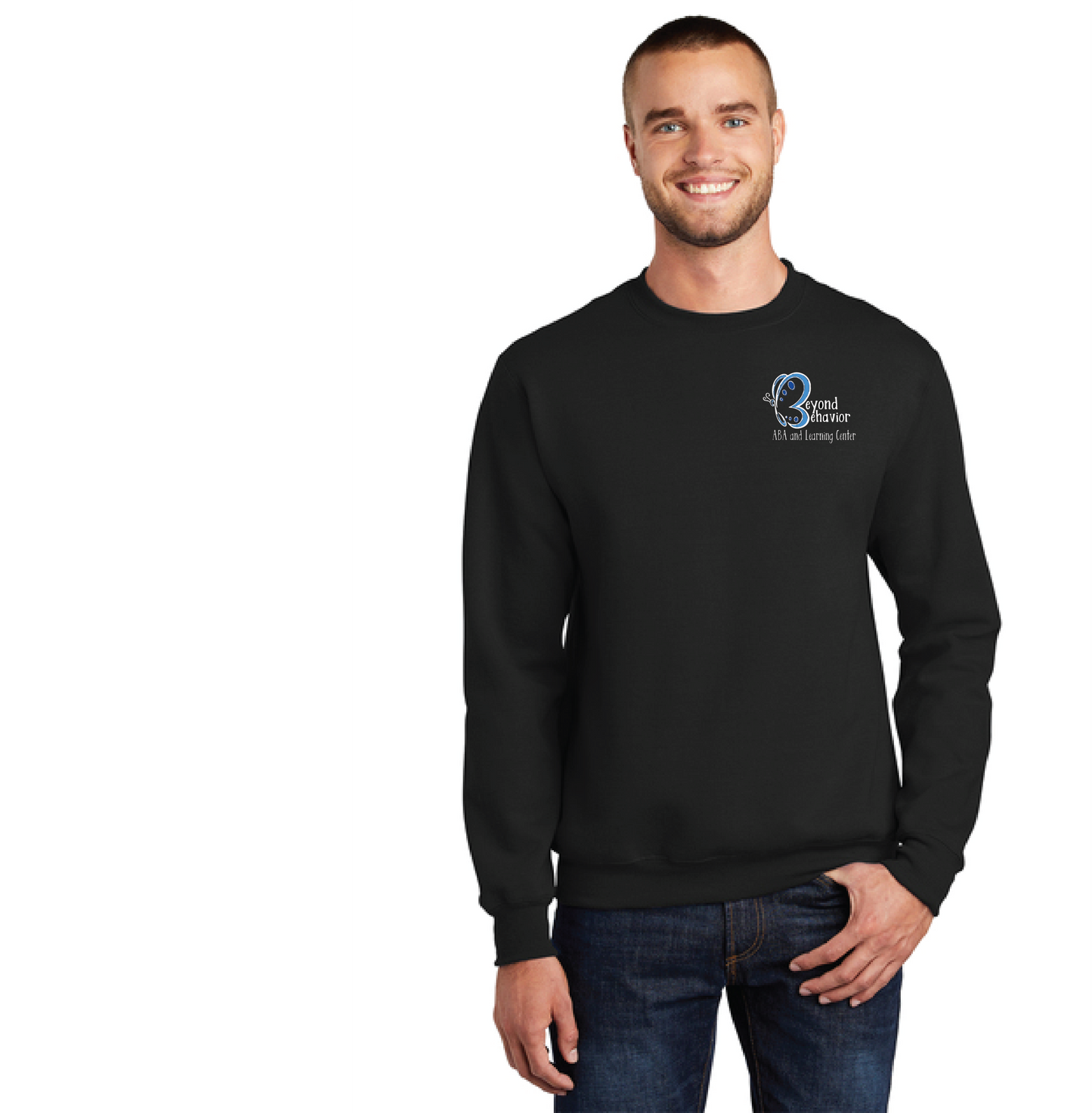 Front design only Port & Company® Essential Fleece Crewneck Sweatshirt
