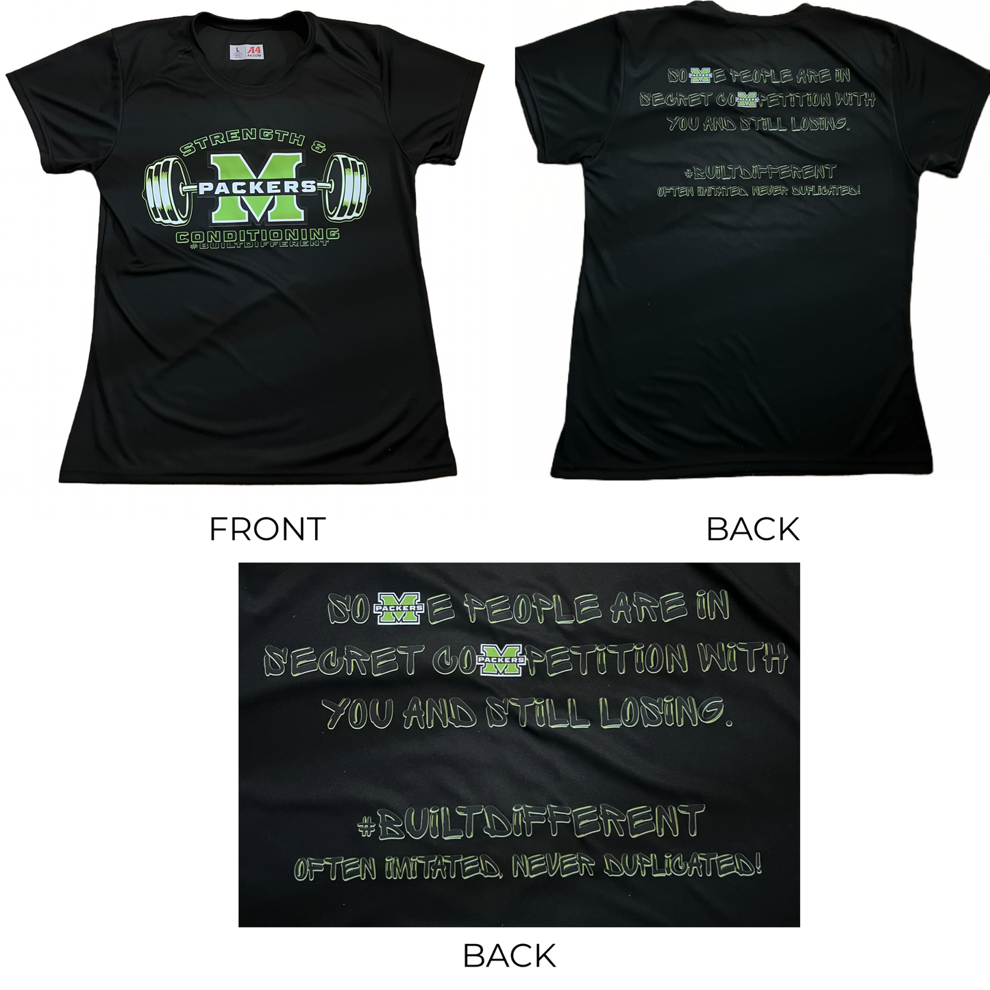 Madison County Packers Workout Shirt