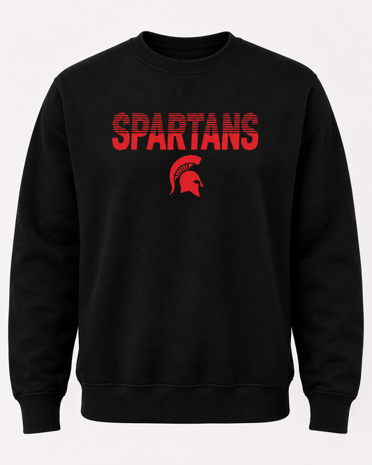 Caudill Middle Spartans Performance Fleece Crewneck