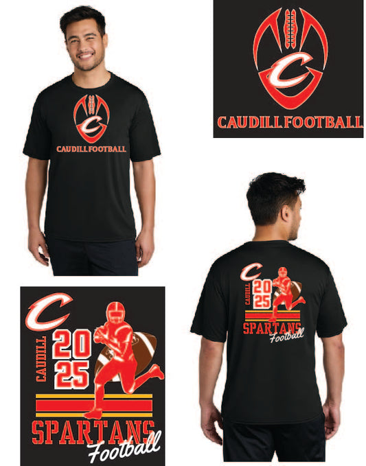 Adult and Youth Caudill Football Performance Tee