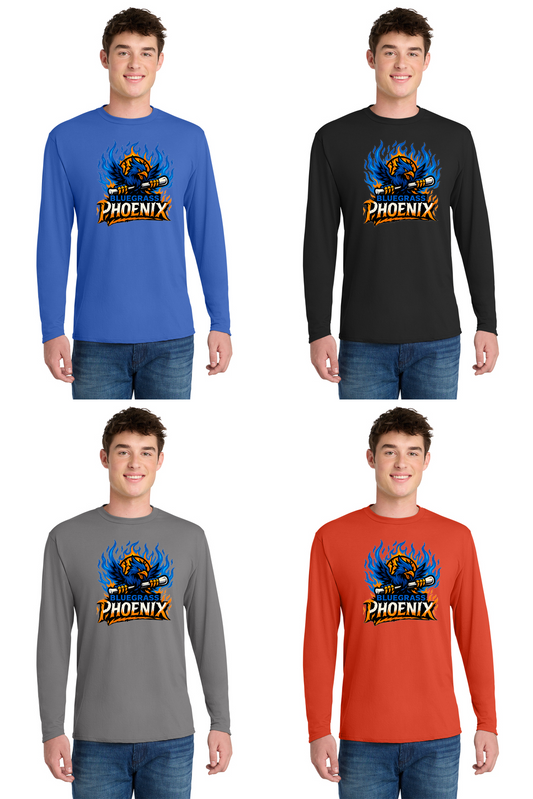 Port & Co™ Long Sleeve Performance Blend Tee