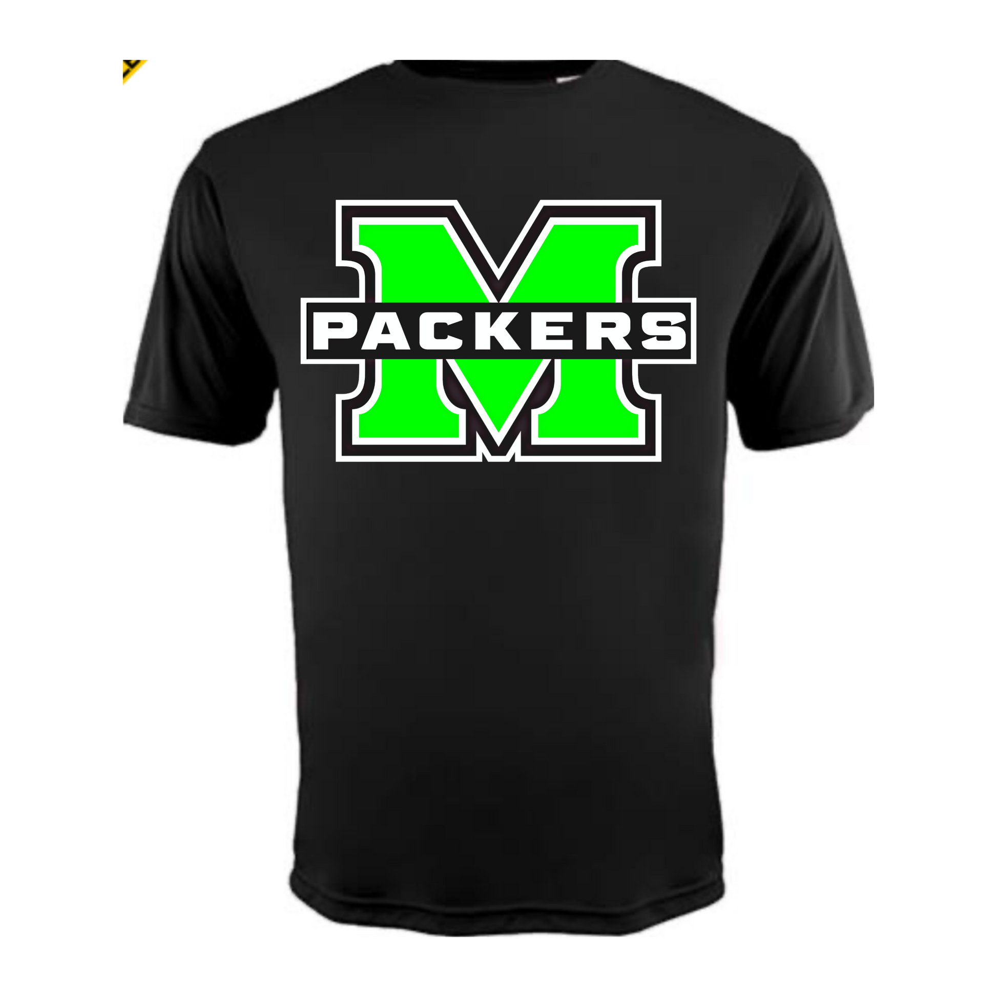 Madison County Packers Youth Black T Shirt