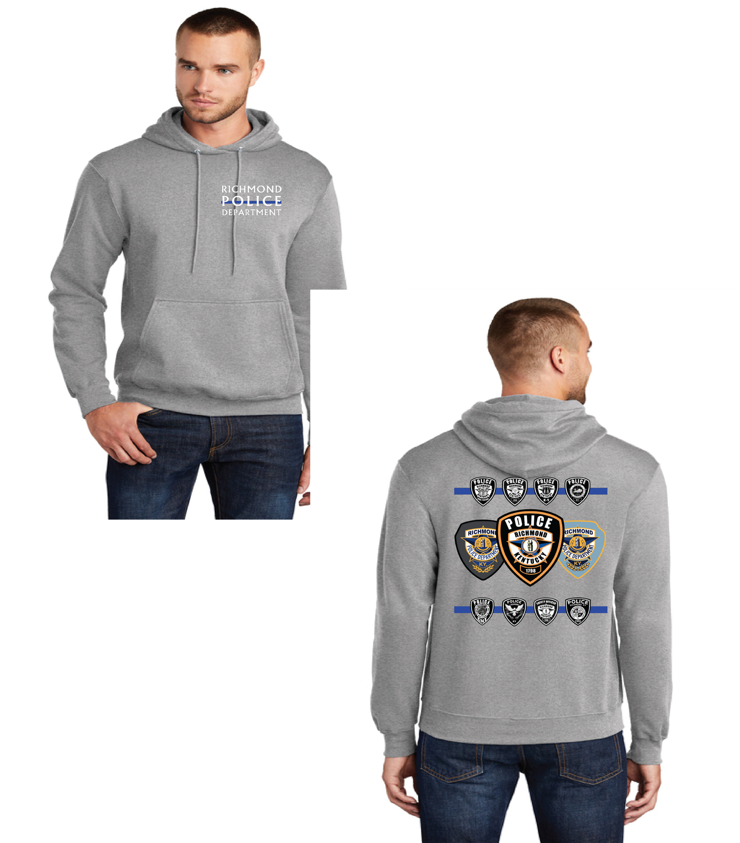 RPD Badge Port & Company® Core Fleece Pullover Hooded Sweatshirt