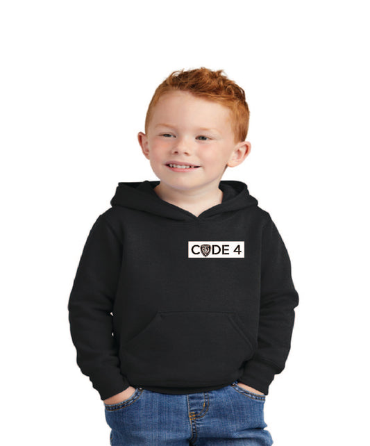 Unisex Port & Company® Toddler Core Fleece Pullover Hooded Sweatshirt