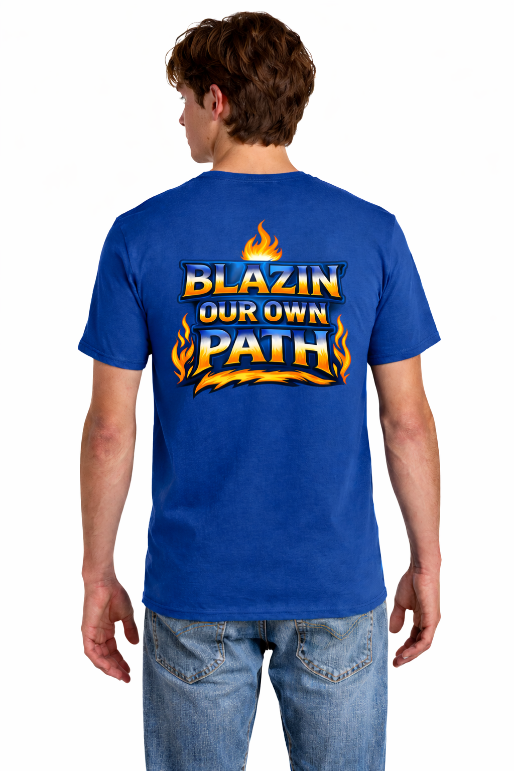 Blazin' Our Own Path Port & Co™ Easy Cotton Tee
