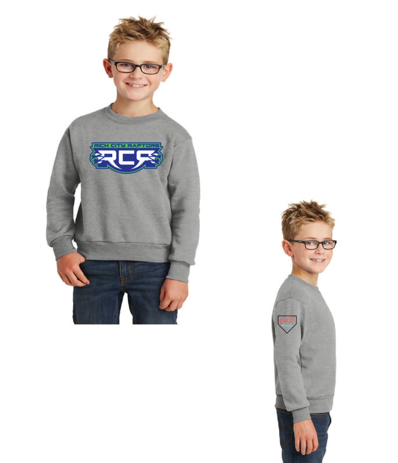 Port & Company® Youth Core Fleece Crewneck Sweatshirt