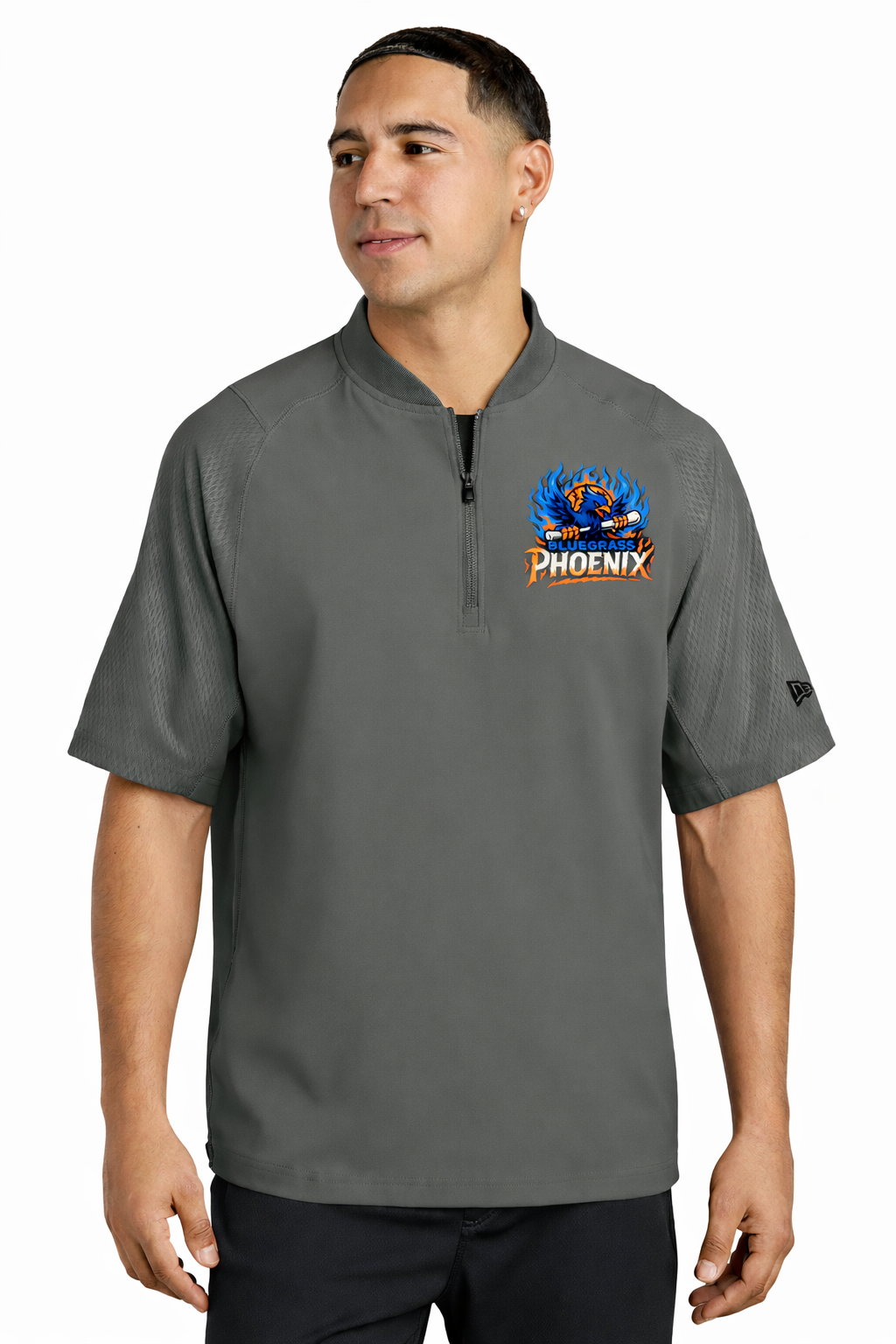 New Era® Cage Short Sleeve 1/4-Zip Jacket