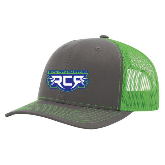 Charcoal/ Neon Green - 112 – Richardson – Trucker Snapback