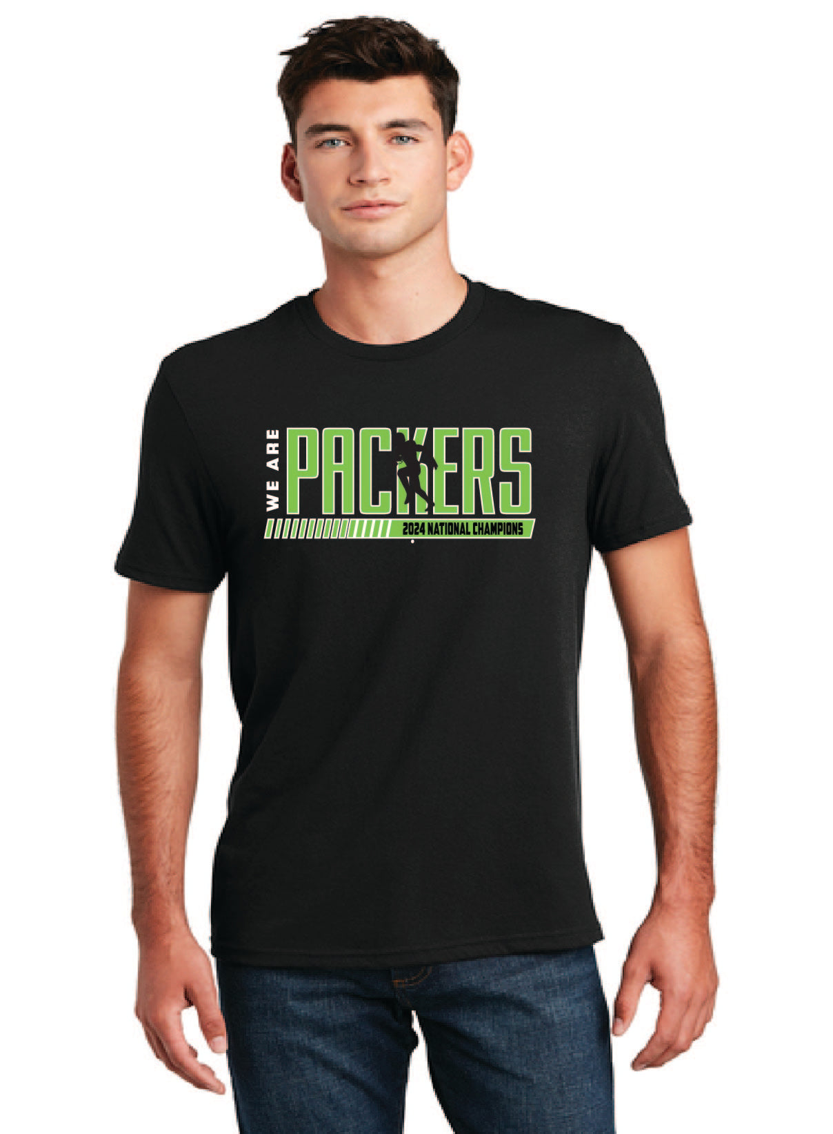 We Are Packers National Championship 2024 District® Perfect Blend® CVC Tee