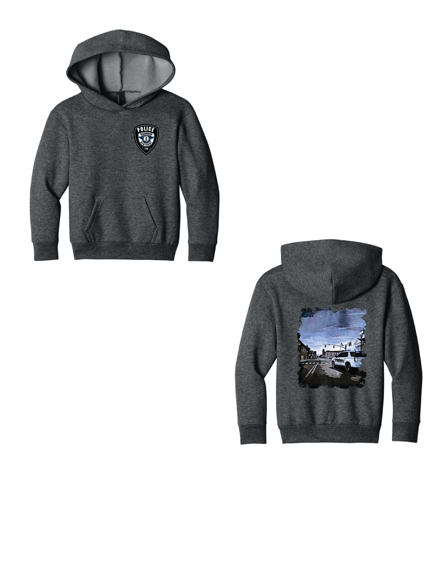 Port & Co™ Youth Core Fleece Pullover Hooded Sweatshirt