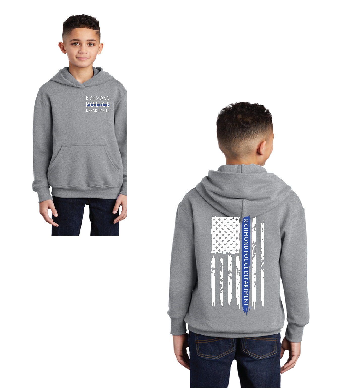 Port & Company® Youth Core Fleece Pullover Hooded Sweatshirt