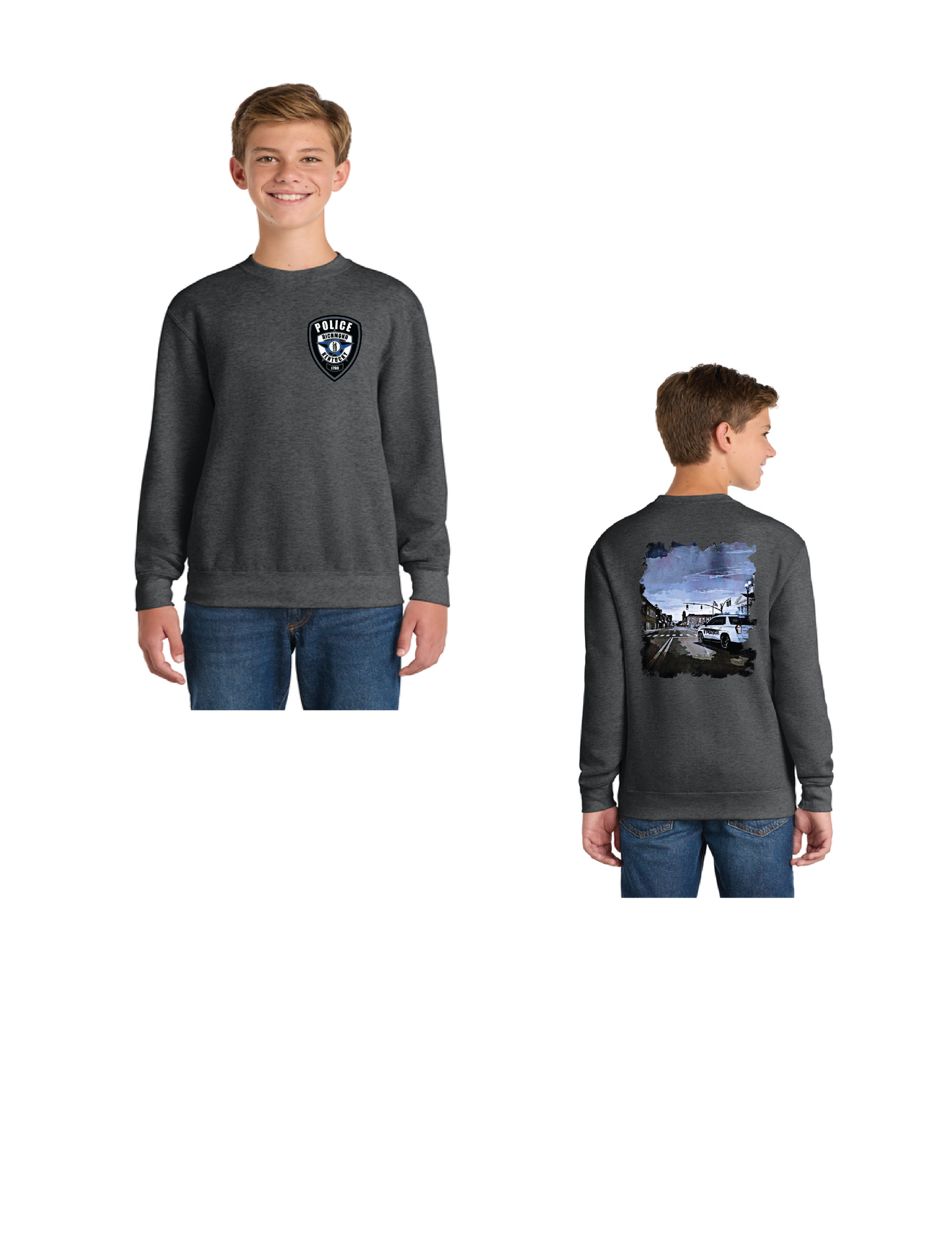 Port & Co™ Youth Core Fleece Crewneck Sweatshirt